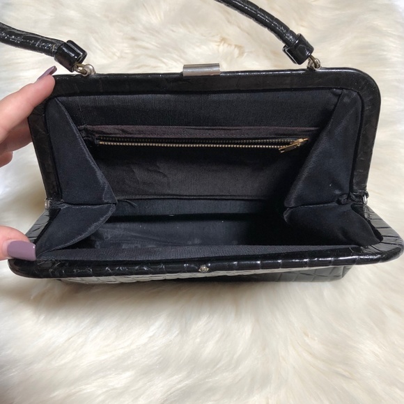 Vintage Mid Century Supreme Leather Handbag Purse - Picture 8 of 12